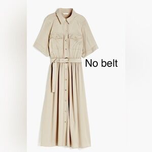 Light beige shirt dress size medium